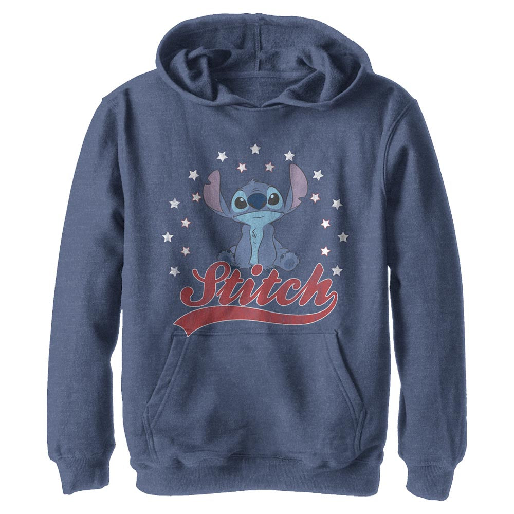 Boy's Disney Stitch Americana Lightweight Hoodie