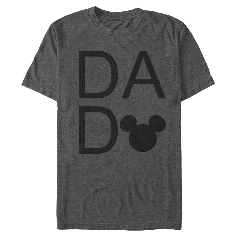 Men's Disney Disney Mickey Mouse and Friends Dad Logo Text T-Shirt