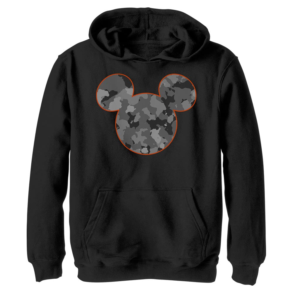 Boy's Disney Camo Mouse Icon Lightweight Hoodie