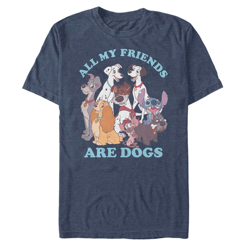 Men's Disney All My Friends are Dogs T-Shirt