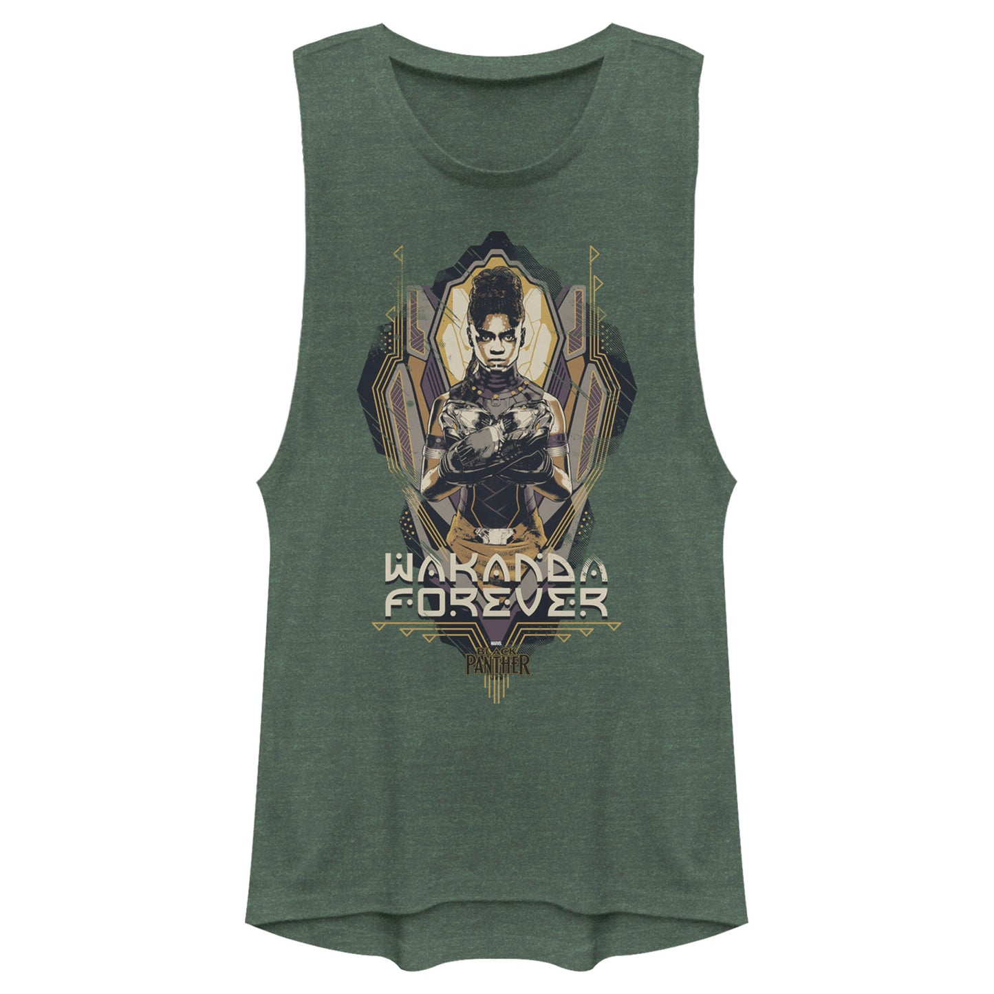 Junior's Marvel Shuri Forever Muscle Tee