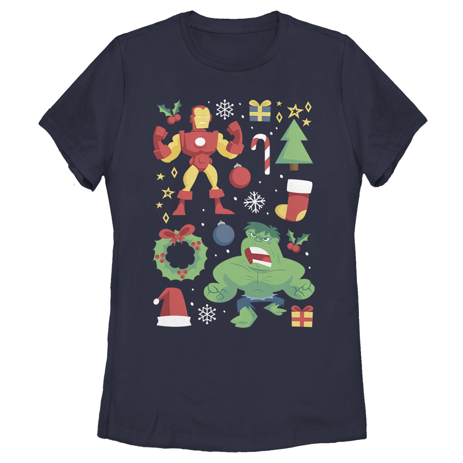 Women's Marvel Holiday Cheer T-Shirt