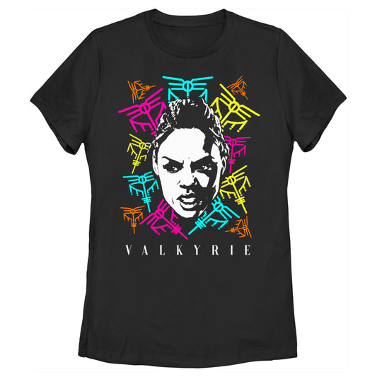 Women's Marvel Valkyrie Logos T-Shirt