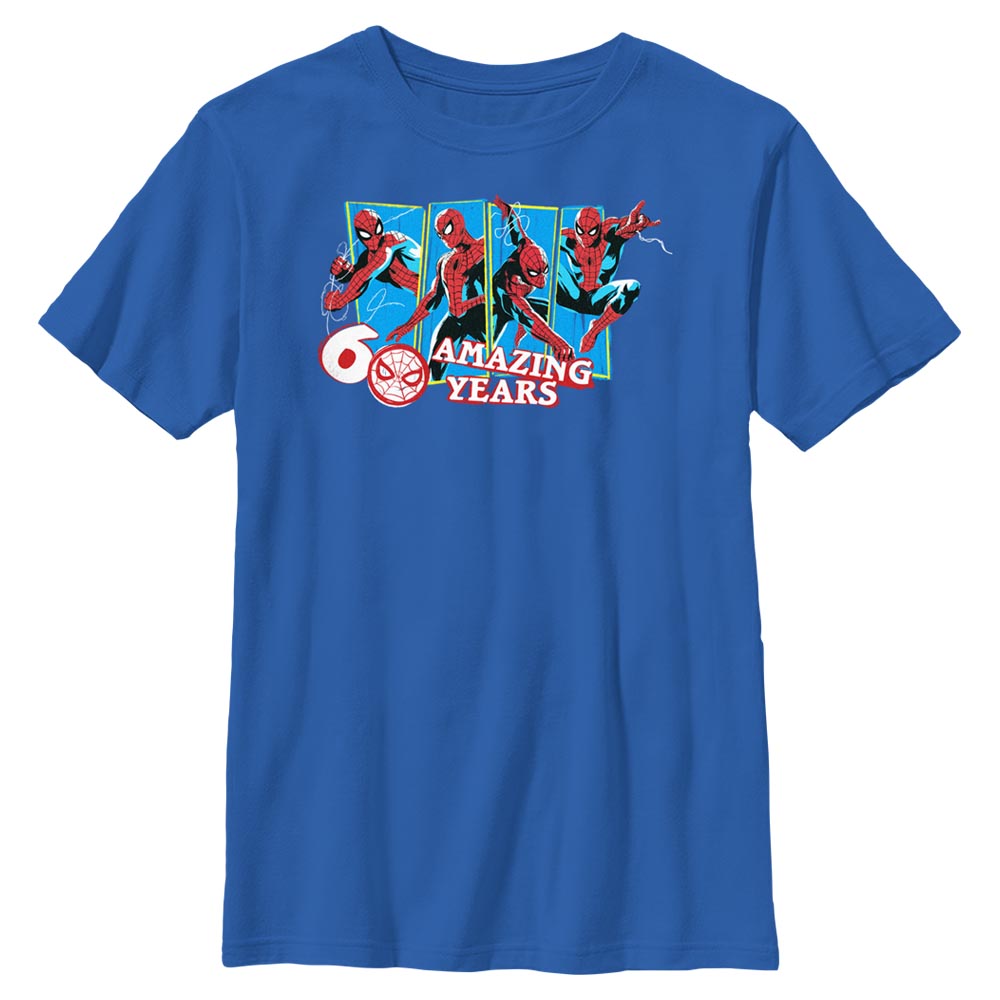 Boy's Marvel Spider-Man Beyond Amazing 60 AMAZING YEARS T-Shirt