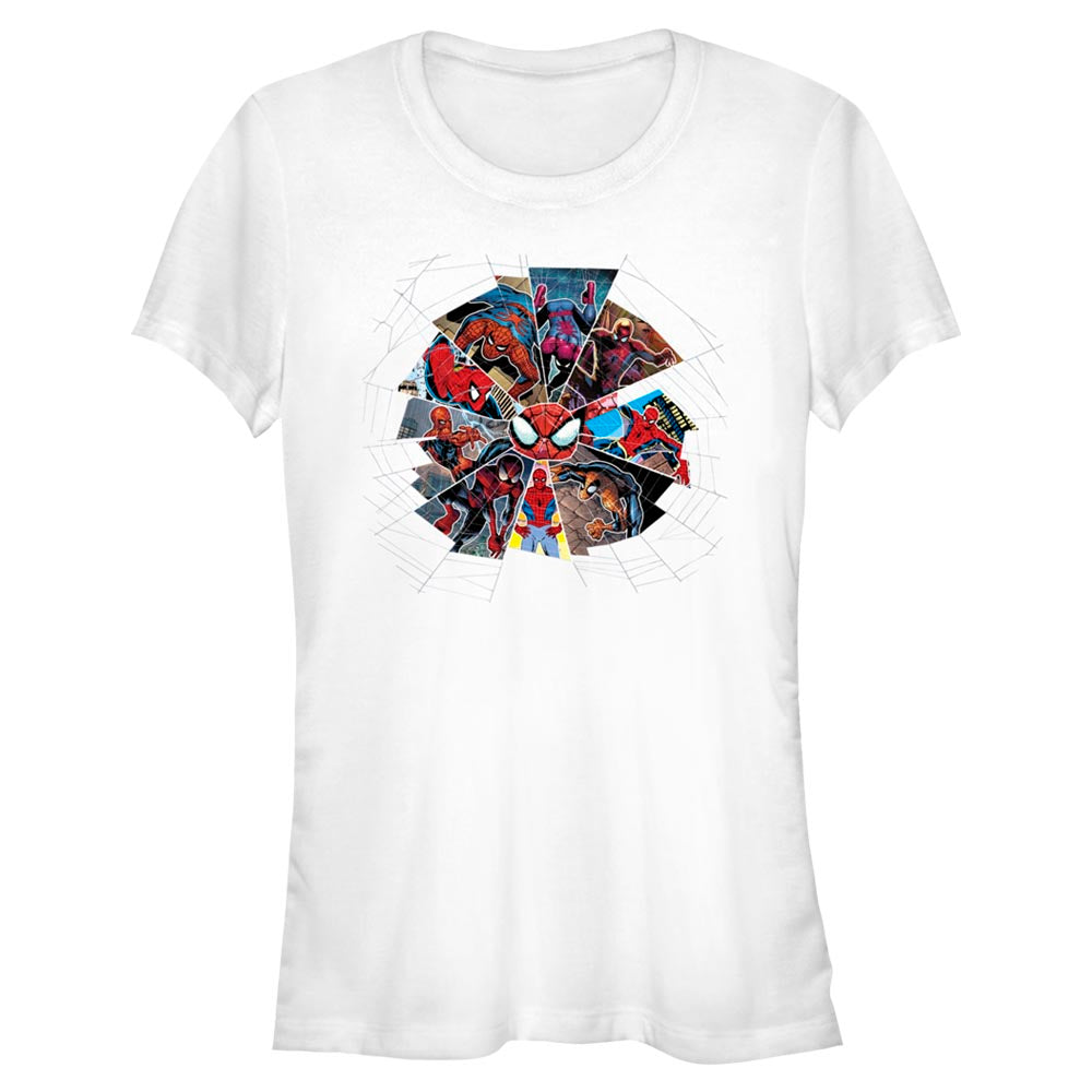 Junior's Marvel Spider-Man Beyond Amazing SPIDEY STAGES WEB T-Shirt