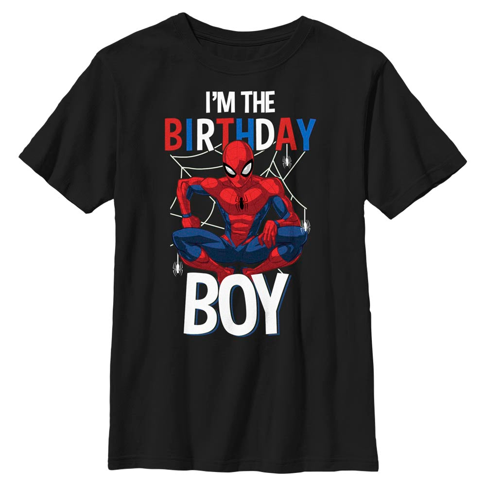 Boy's Marvel IÕm the Birthday Boy T-Shirt